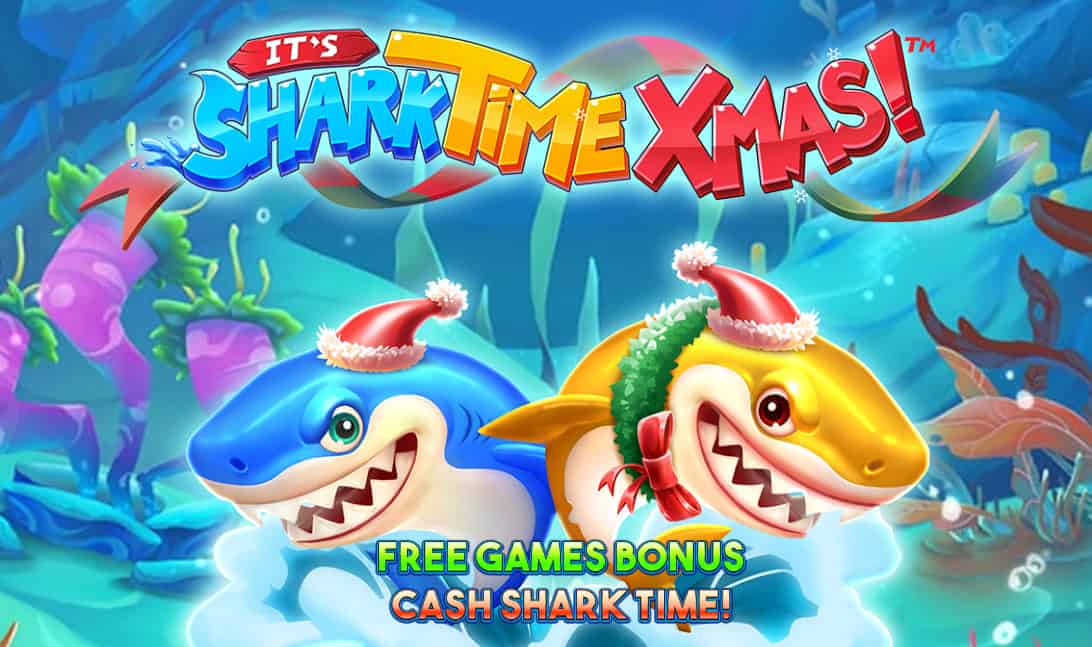 shark time xmas slot at casino